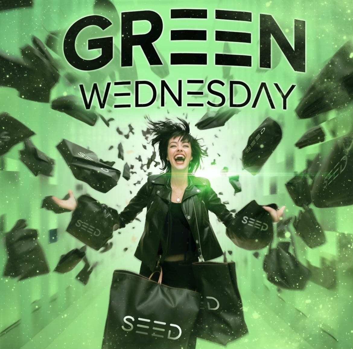 It’s Green Wednesday, Buds! 

The ultimate pre-Thanksgiving celebration is HERE, and we’re serving up perks as fresh as your favorite strains! 

Stock up for the holiday weekend! 
Swing by SEED or shop online. Let’s make this the greenest Thanksgiving yet!
