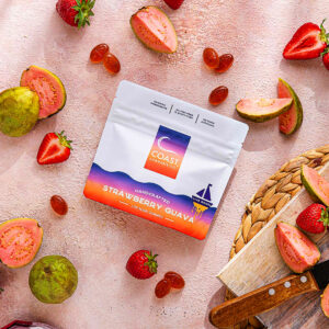 Strawberry Guava  Rosin Gummies | 20ct | Coast Cannabis Co.