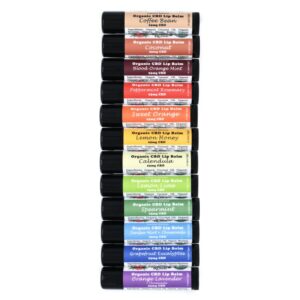 Organic Orange Lavender CBD Lip Balm | 25g | The Healing Rose