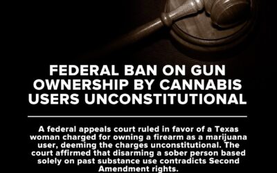 Federal Ban on Gun Ownership by Cannabis Users Unconstitutional #corecannabismuseum #justice #seedyourhead #jamaicaplain